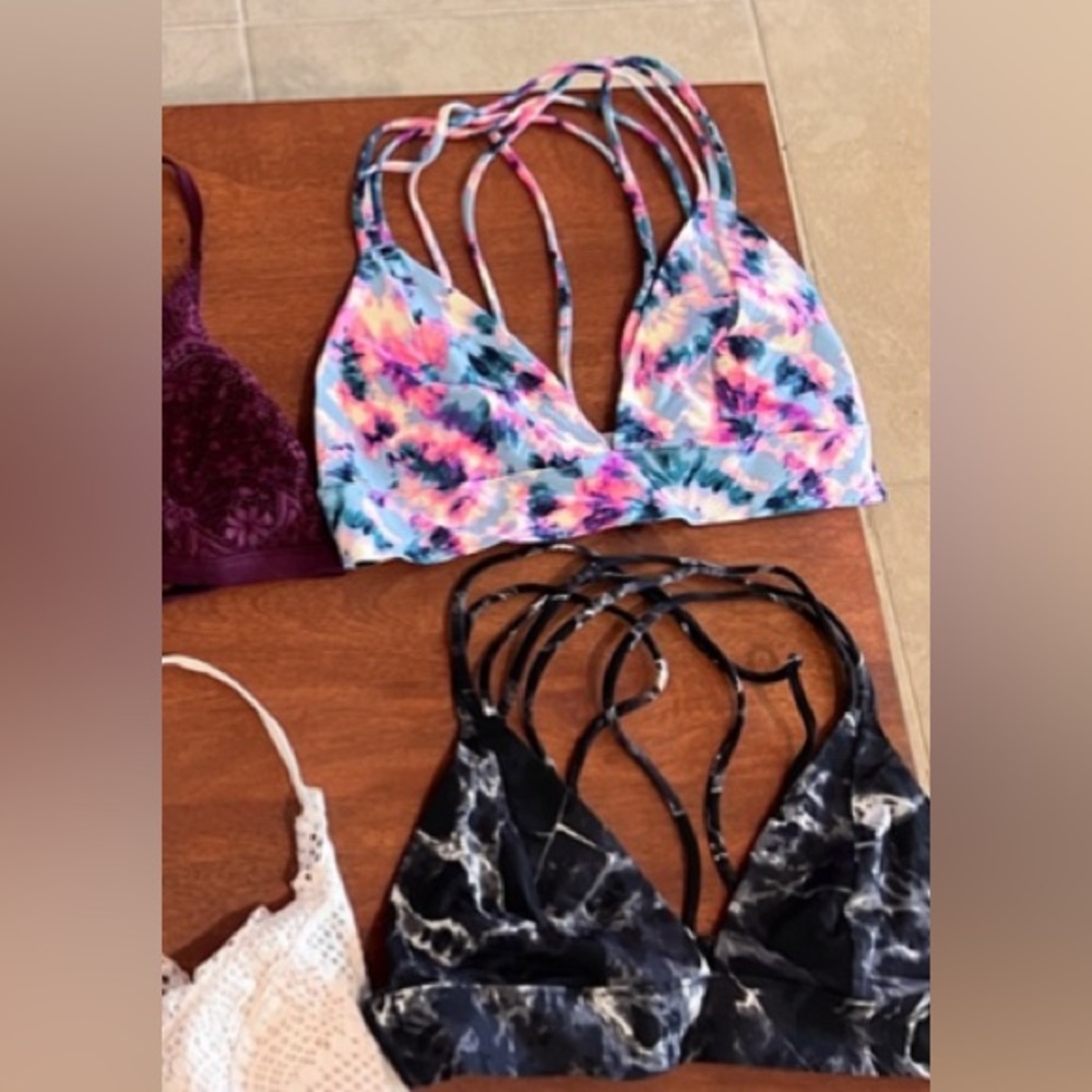 VICTORIAS SECRET BRALETTES TIE DYE